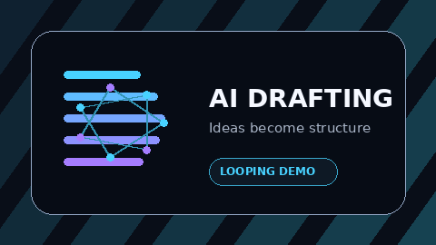 AI drafting animated example